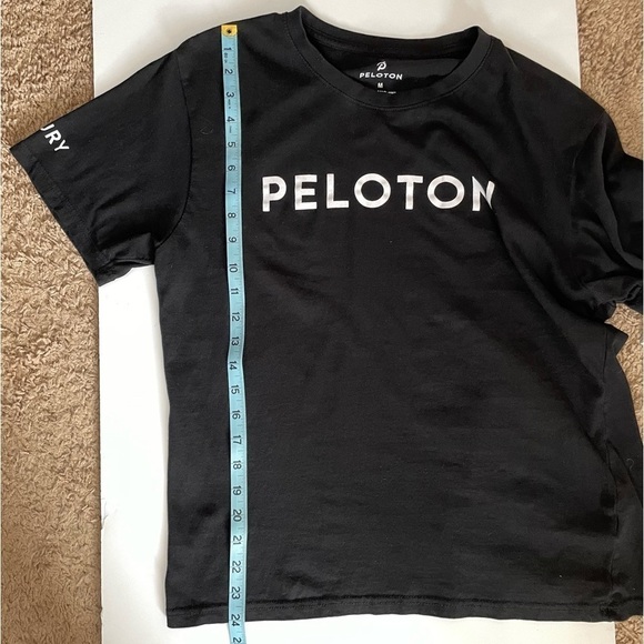 Peloton Bike 100th Century Cycling Black Short Sleeve T Shirt Size Medium - Picture 8 of 8